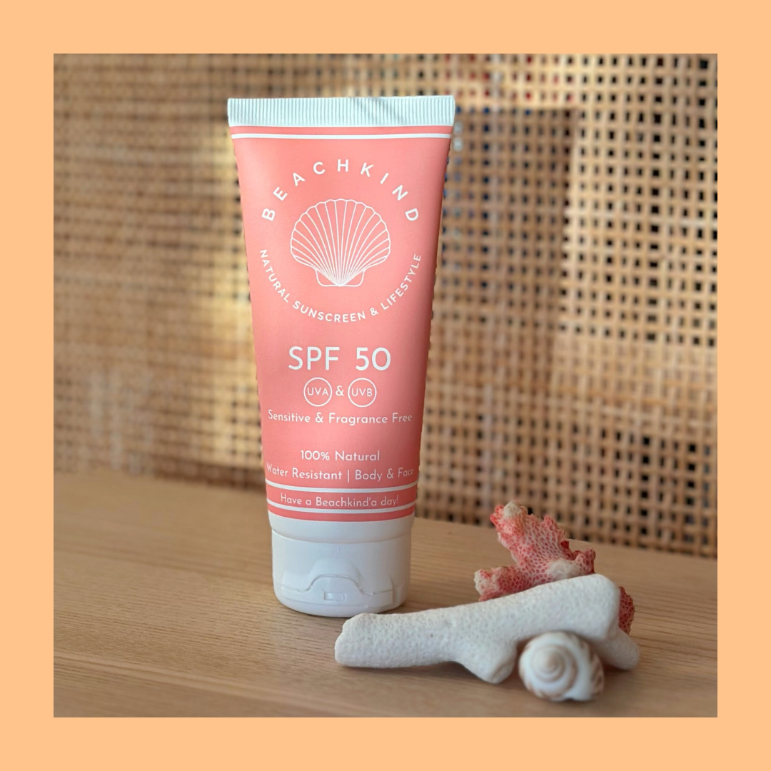 Beachkind Natural Sunscreen SPF 50 Sensitive